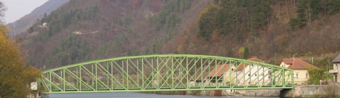 Slika železnega mosta